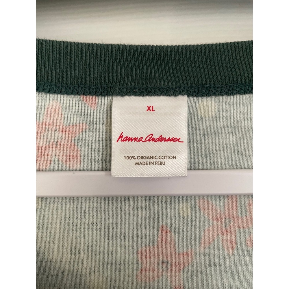 Hanna Andersson XL long sleeve floral organic cotton top - Picture 5 of 8